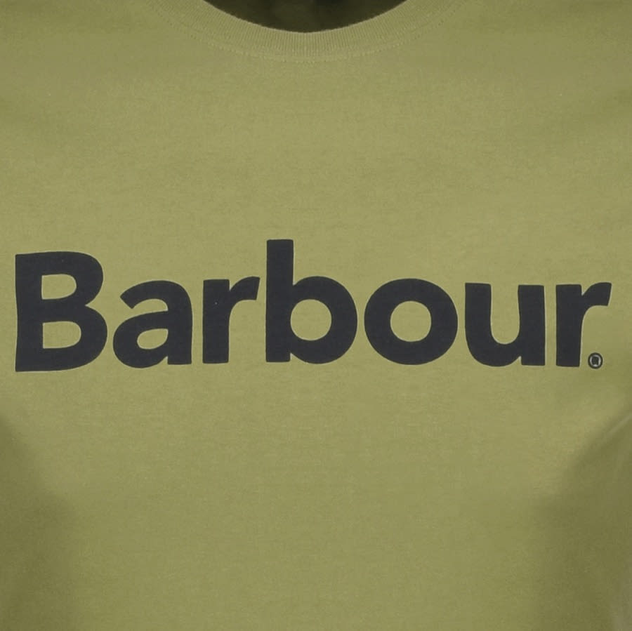 Alternative Image for ProductBarbour Logo T Shirt Green3